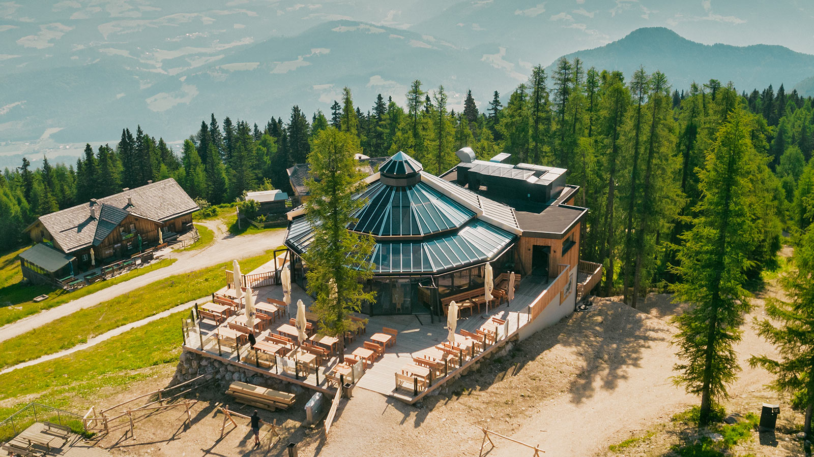 Panoramarestaurant oben