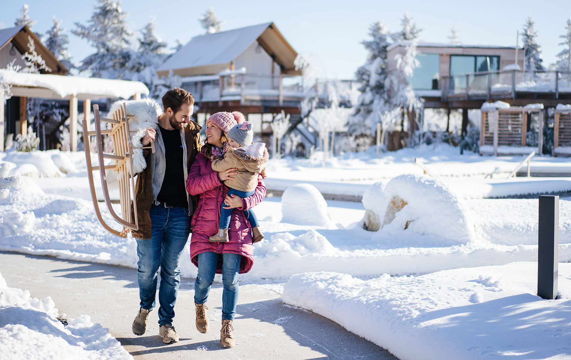 Camping im Winter am Pirkdorfer See